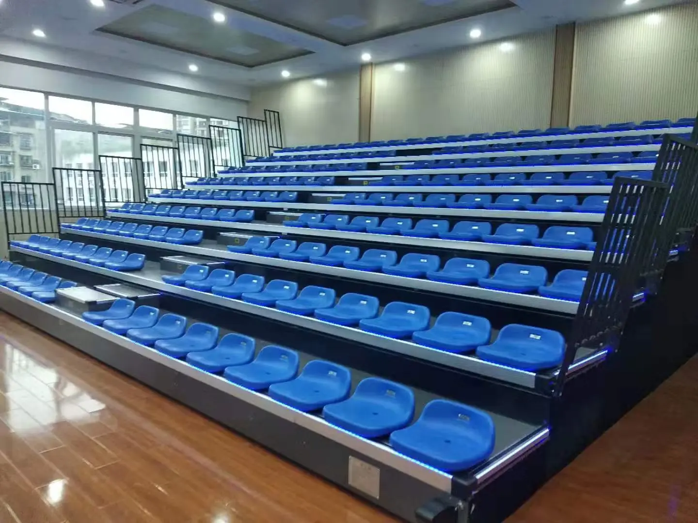 Best Retractable Bleacher Systems in UAE for Schools, Gyms & Arenas