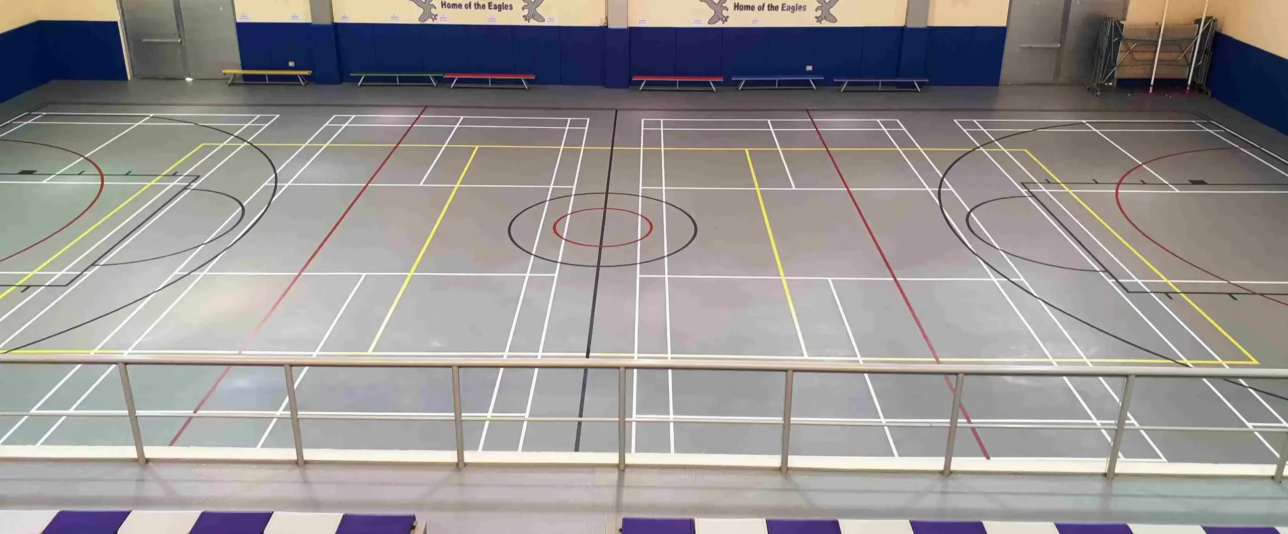 Indoor sports flooring solution in UAE